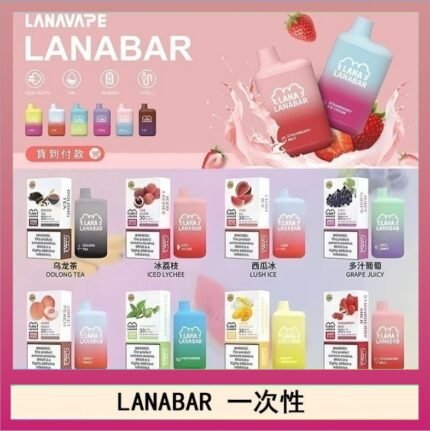 LANA BAR可充电一次性電子煙霧化5000口(3.0%)
